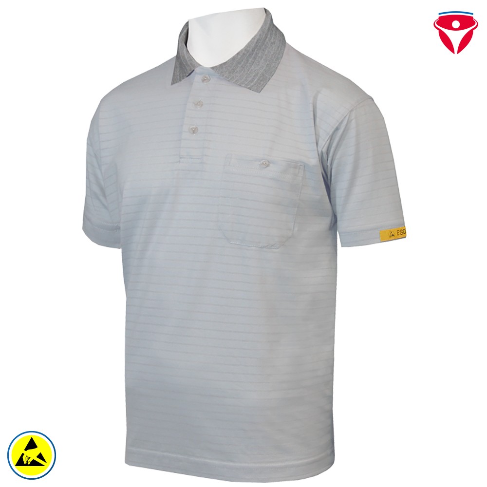 Esd Polo Shirt Hb Conductex Kurzarm Einfarbig