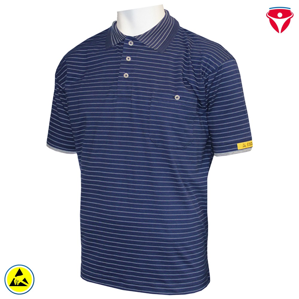 Hb Esd Polo Shirt Conductex Kurzarm Einfarbig