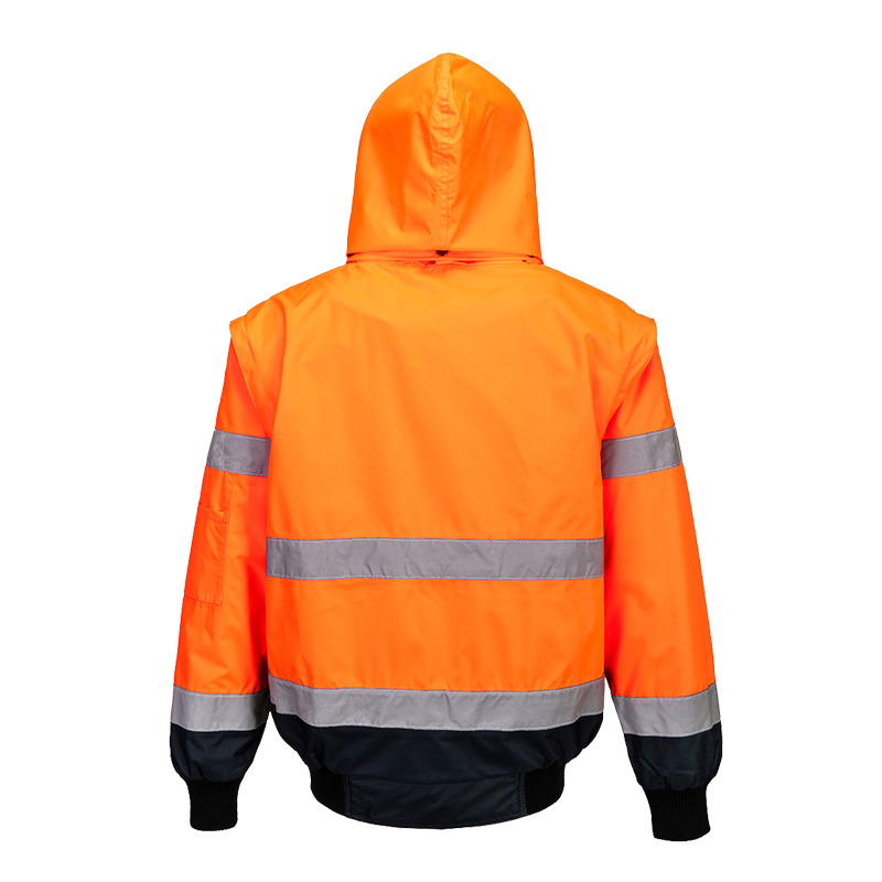 PortWest C465 3-in-1 Warnschutz Pilot Jacke kontrast Klasse 3