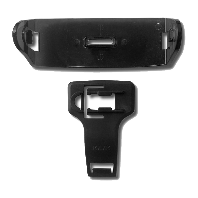 KASK KL-3 Front Slot Adapter zur sicheren Befestigung der KL-3 Stirnlampe an Zenith X und Primero Industriehelmen, schwarz