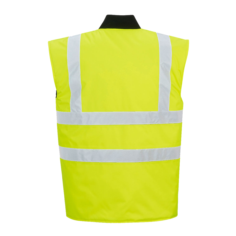 PortWest S469 Warnschutz Wende Weste gefüttert Klasse 2