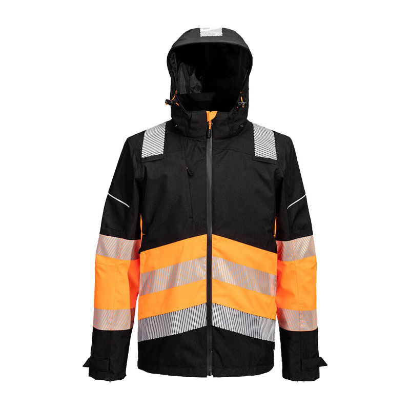 PortWest PW368 Hi-Vis Regen Jacke Klasse 1
