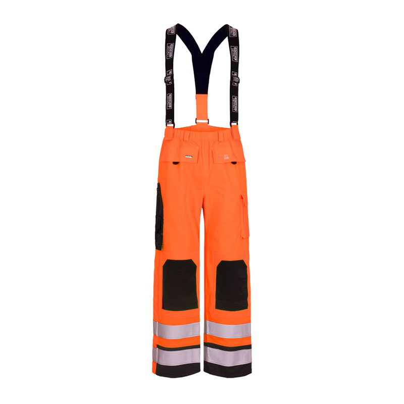 Lyngsøe FR-LR6022 flammhemmende Hi Vis Warnschutz Regen Latzhose