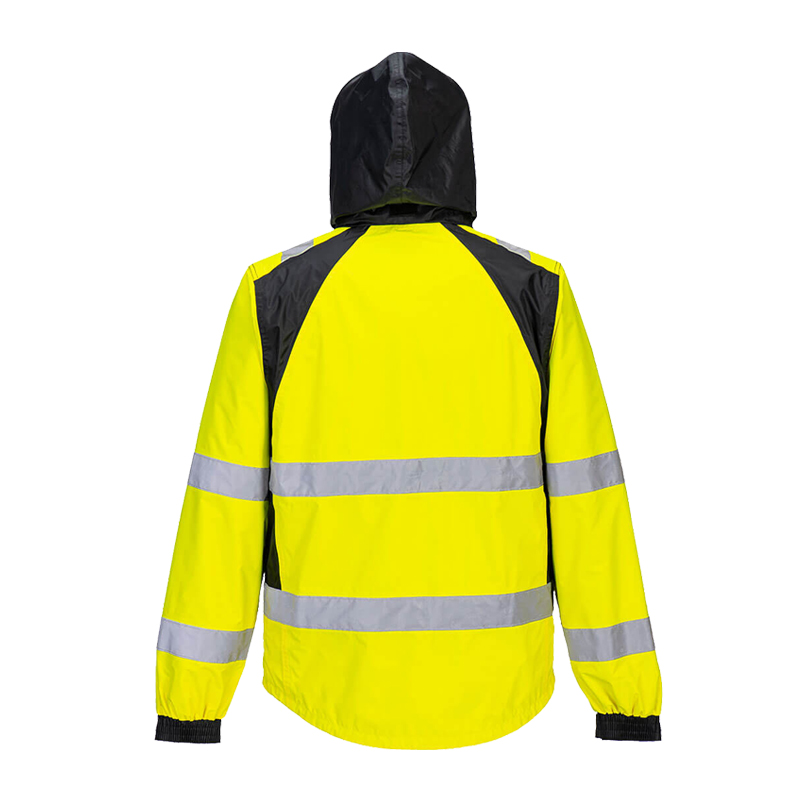 PortWest CD860 ECO Warnschutz Regenjacke 100% recyceltes PES