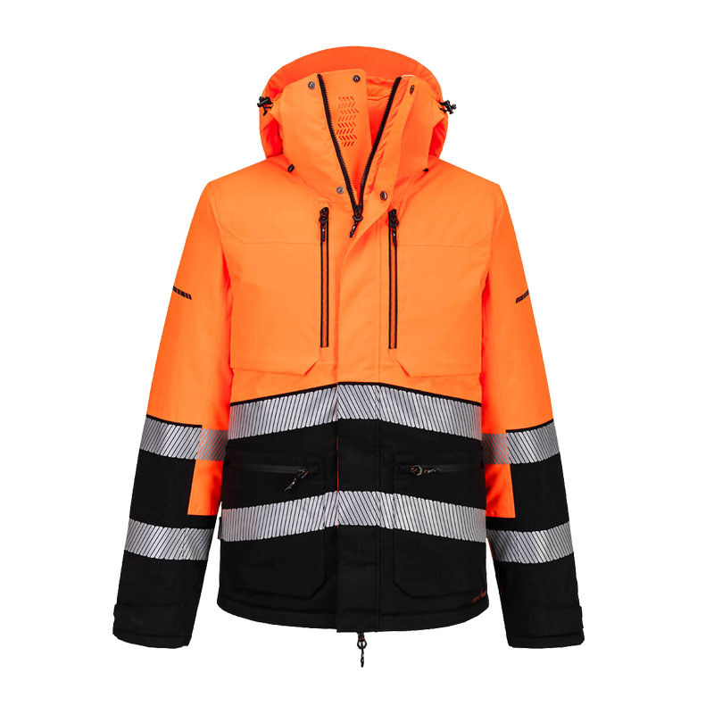 PortWest EV467 Hi-Vis Winter Warnschutz Jacke