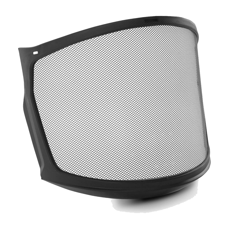 KASK ZEN Plastic Mesh Kunststoffgitter-Visier für Zenith-X Helme, schwarzes Netzvisier mit Rahmen für Gesichtsschutz nach EN 1731