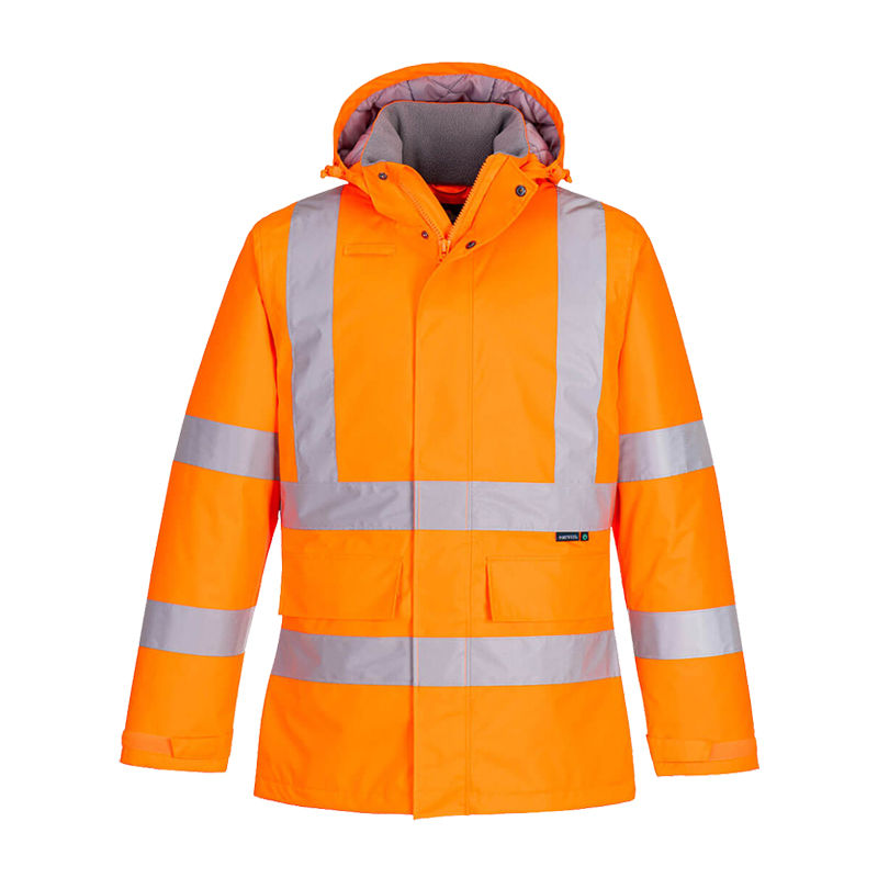 PortWest EC60 ECO Winter Warnschutz Jacke gefüttert 100% recyceltes PES