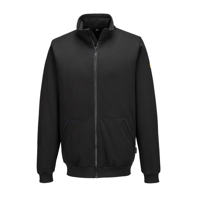 PortWest AS25 Antistatik ESD Sweat Jacke für EPA Bereiche