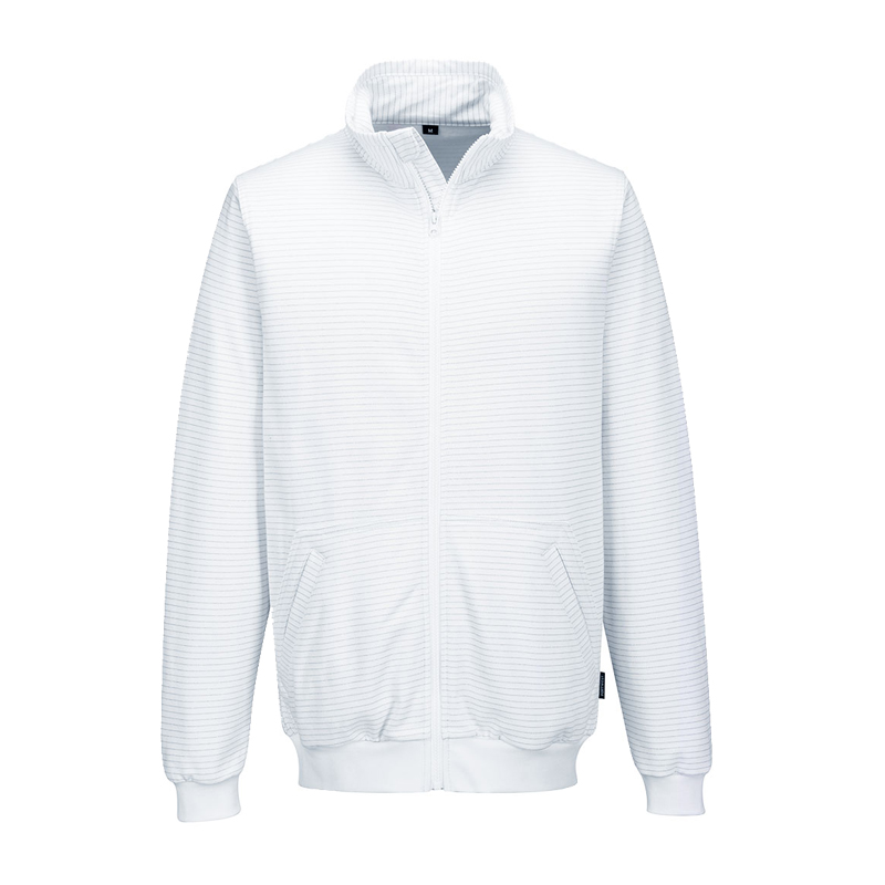 PortWest AS25 Antistatik ESD Sweat Jacke für EPA Bereiche