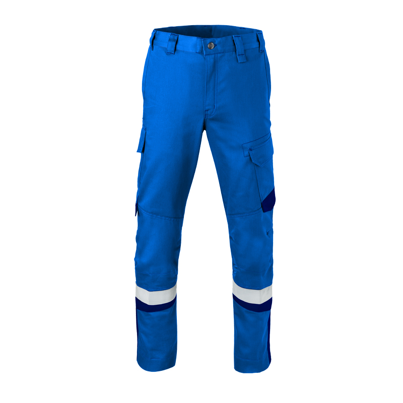 HaVeP 5Safety Image+ 80517 MultiNorm Damen Hose APC1 von HaVeP, blaue Arbeitshose mit Seitentaschen und Reflexstreifen an den Beinen