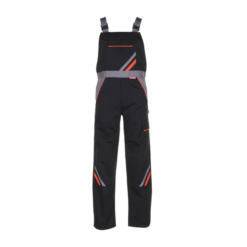 Planam Visline Latzhose mit Neonbiesen
