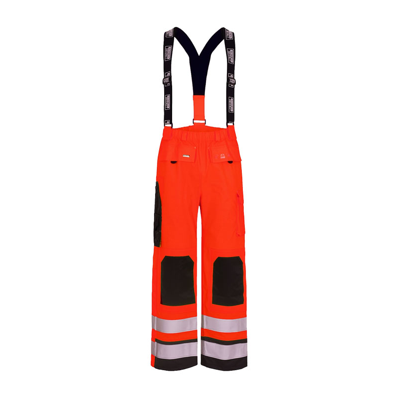 Lyngsøe FR-LR5022 Damen Hi Vis Warnschutz Regen Latzhose