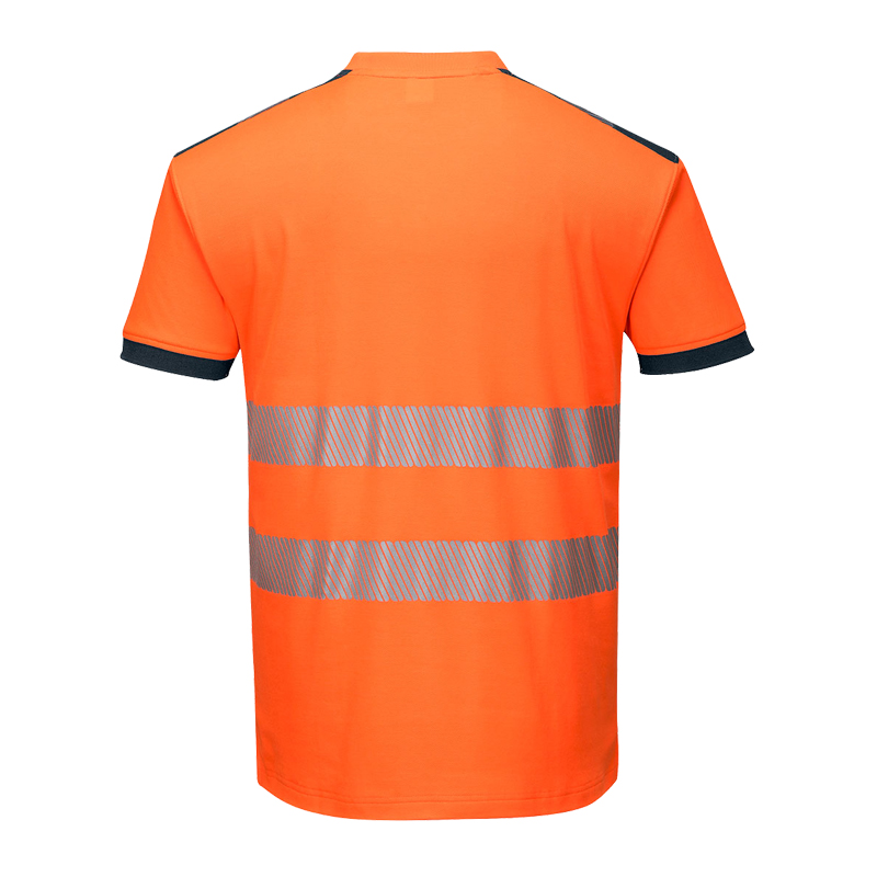 PortWest T181 Warnschutz T-Shirt Cotton Comfort Klasse 2
