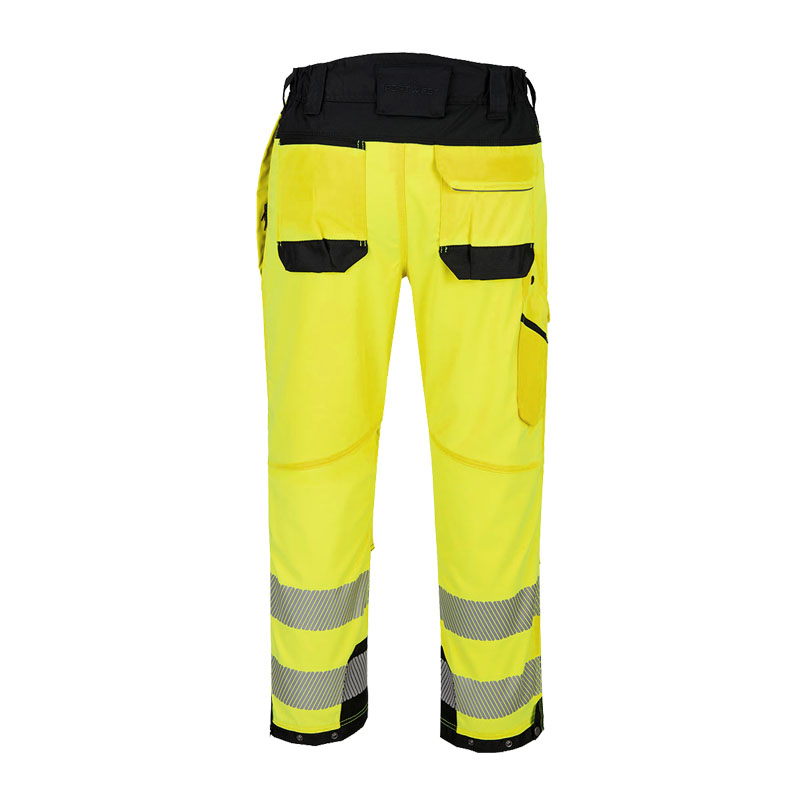PortWest T142 Hi-Vis Warnschutzhose für Tragegurte