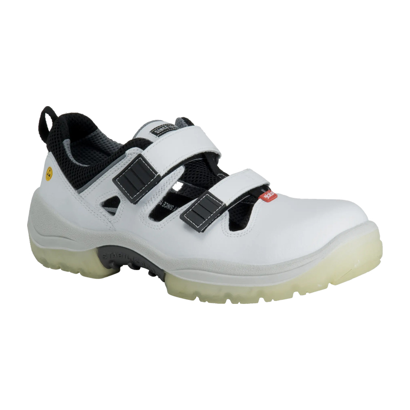 Jalas Clean 3510R Respiro S1 ESD Sicherheitssandale mit Klettverschluss