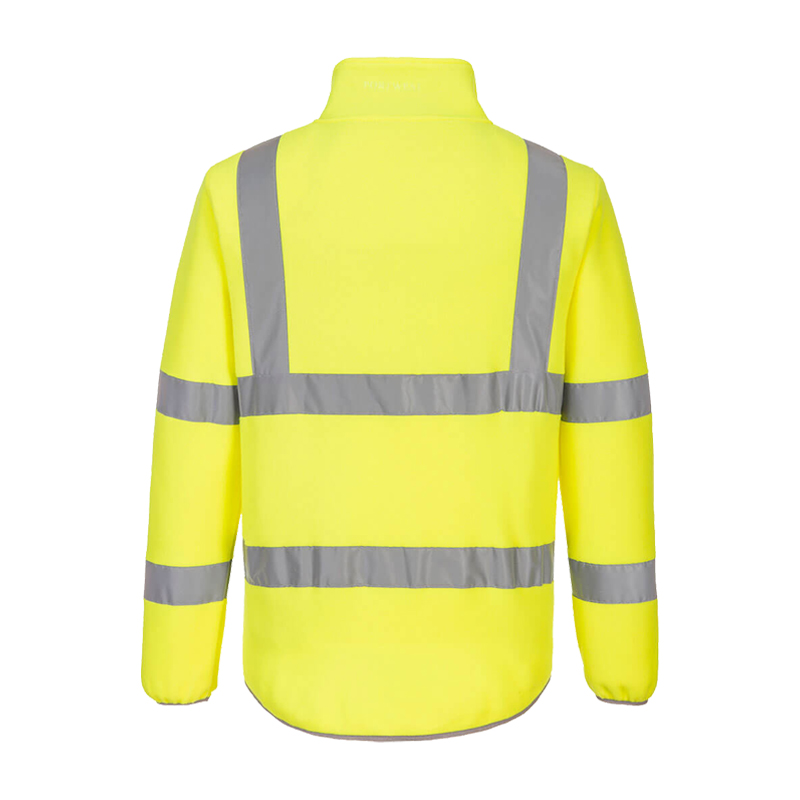 PortWest EC70 ECO Warnschutz Fleecejacke aus recyceltem PES