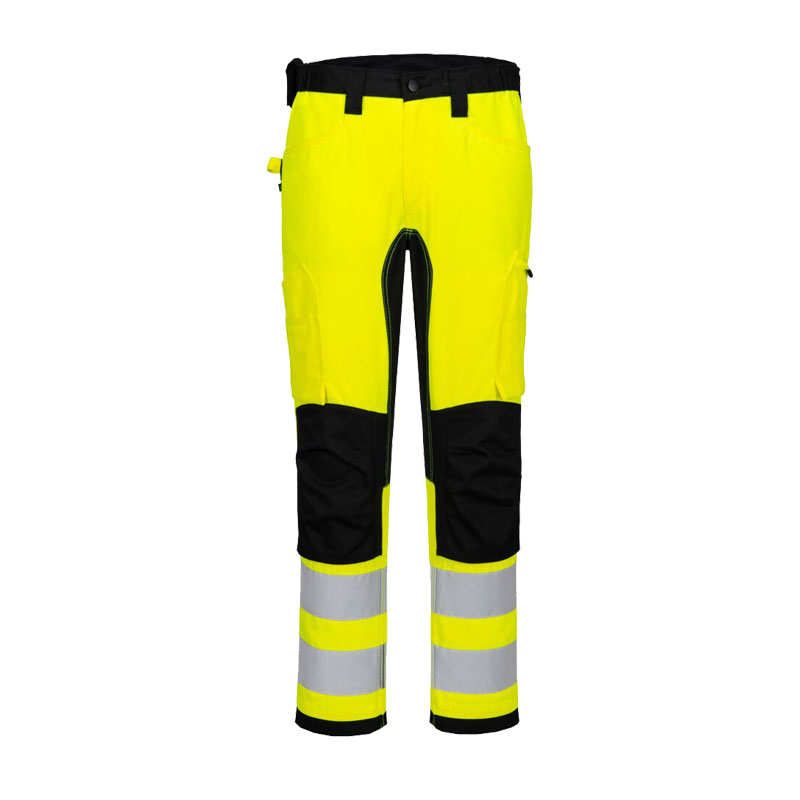 PortWest CD848 ECO Hi-Vis Stretch Warnschutz Hose Klasse 2