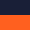 orange | blue ink
