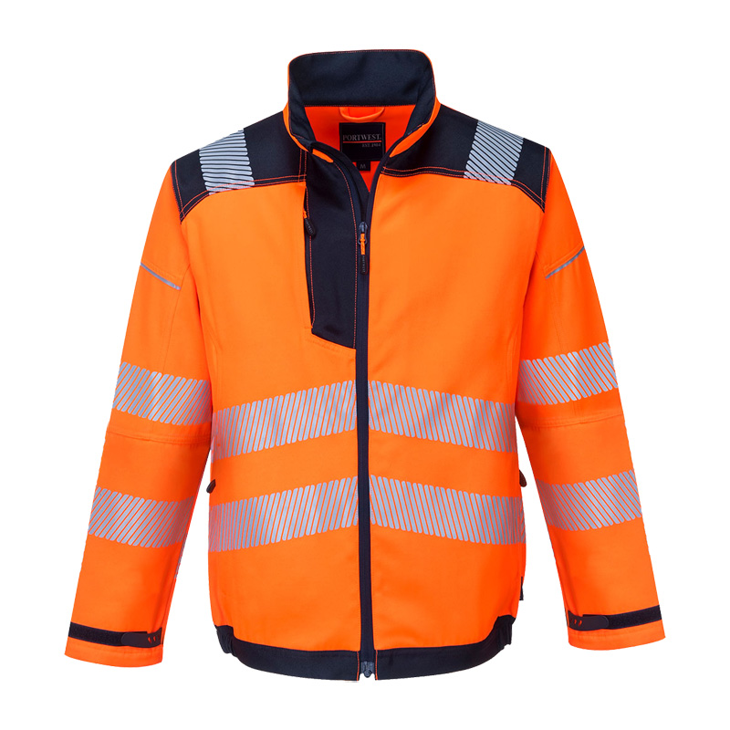 PortWest T500 Warnschutz Arbeitsjacke EN 20471 Klasse 3
