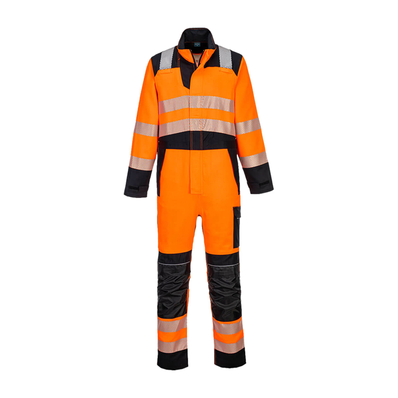 PortWest FR509 MultiNorm Warnschutz Overall HVO inhärent
