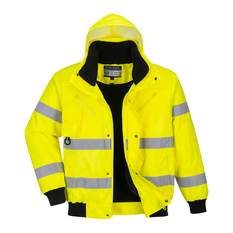 PortWest C467 3-in-1 Warnschutz Pilot Jacke uni Klasse 3