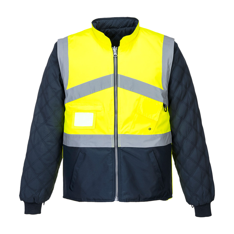 PortWest S769 Warnschutz 2 in 1 Wendejacke Kontrast multifunktional