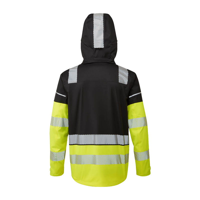 PortWest BX323 Warnschutz 3 in 1 Modular Regen Jacke