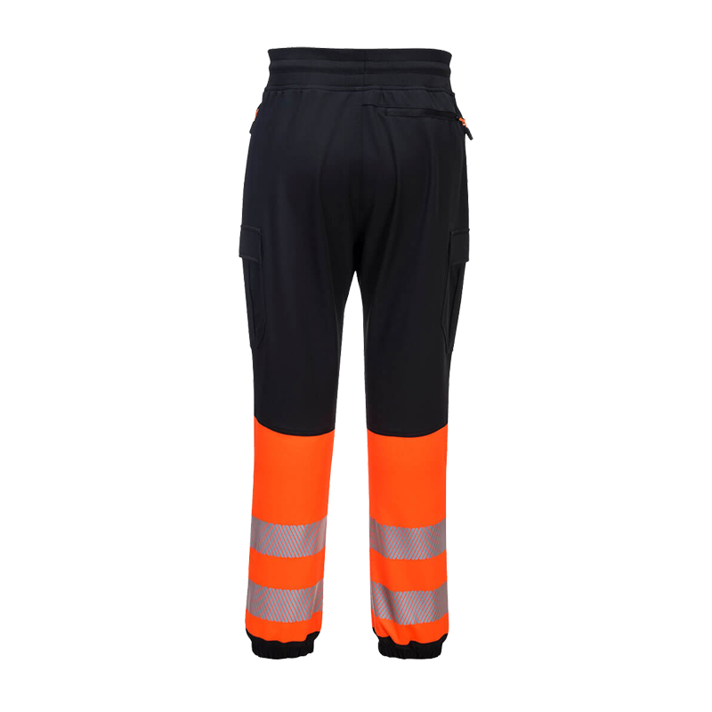 PortWest KX341 Warnschutz Kontrast Flexi Stretch Jogging Hose