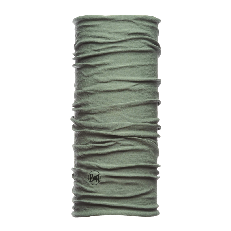BUFF Nomex Flammschutz Schlauchschal, flammhemmend und antistatisch, olivgrüner Multifunktionsschal mit Buff-Logo