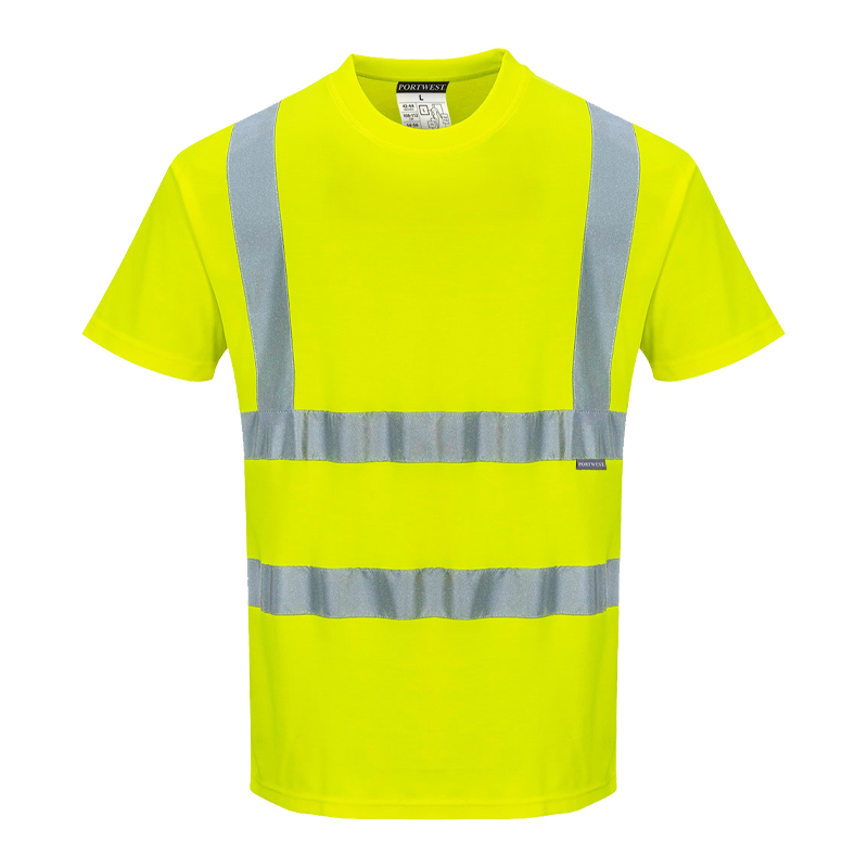 PortWest S170 Warnschutz T-Shirt Cotton Comfort Klasse 2