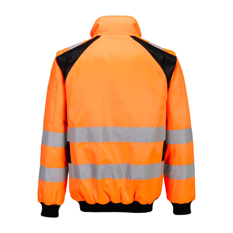 PortWest CD898 Hi-Vis Warnschutz Pilot Jacke Klasse 3