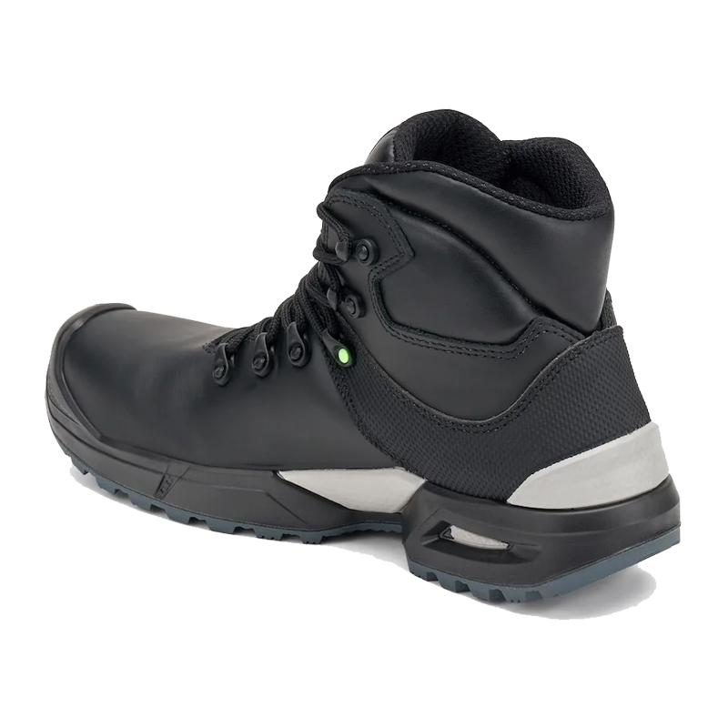 Giasco 3Ultra Rubber Triglav Sicherheitsstiefel extreme | S7S von Giasco, schwarzer robuster Arbeits- und Sicherheitsstiefel mit Schnürung, Profilsohle und gepolstertem Schaft in seitlicher Ansicht