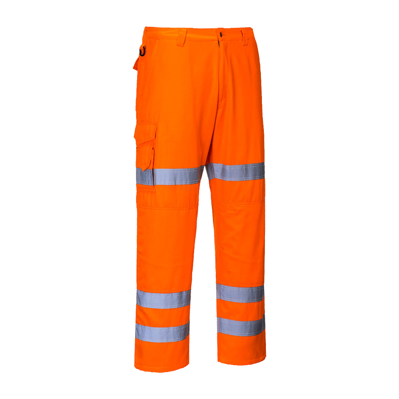 PortWest RT49 Warnschutz Bundhose mit 3 Reflexstreifen