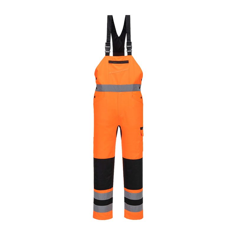 PortWest CD852 ECO Warnschutz Latzhose nachhaltig