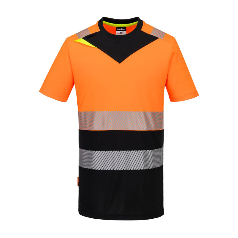 PortWest DX434 Hi-Vis Warnschutz T-Shirt Klasse 1