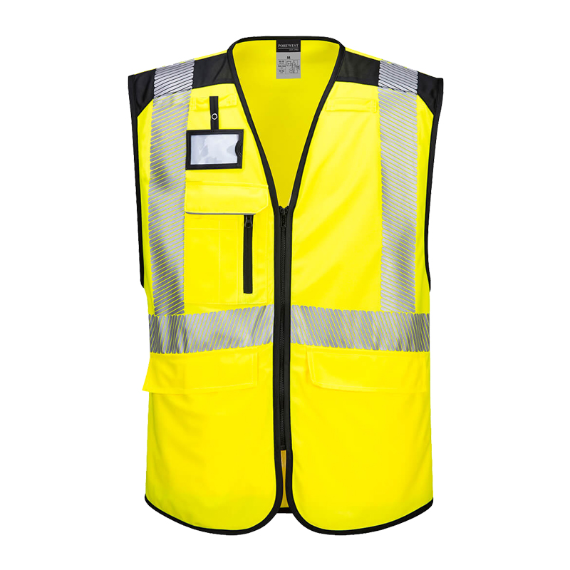 PortWest PW309 Warnschutz Exekutiv Weste mit RV Klasse 2