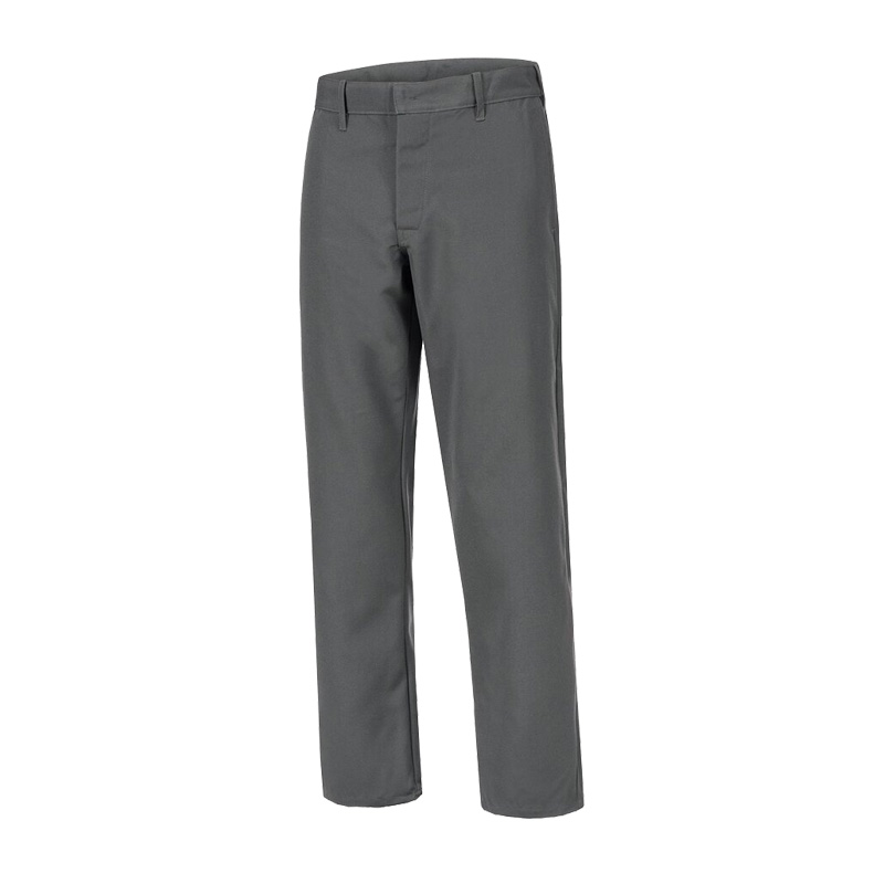 Graue HB CHEMstandard Chemikalienschutz Hose von HB Protective Wear, Schutzkleidung nach EN 13034 Typ 6 für Arbeiten mit gefährlichen Stoffen in Industrie und Labor