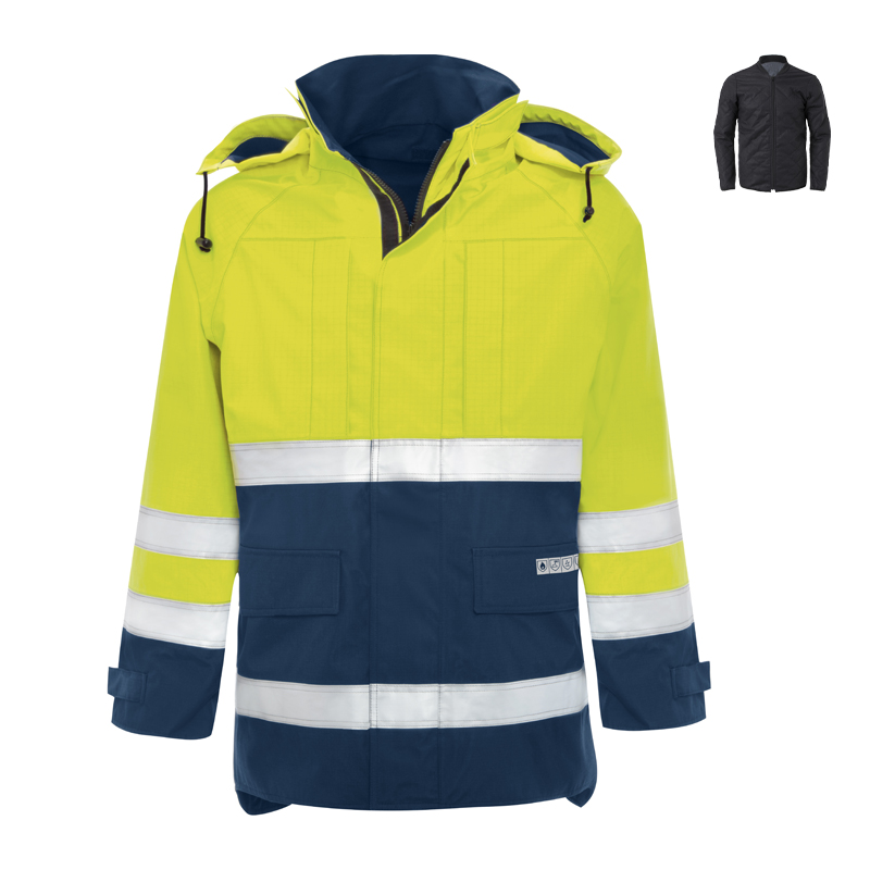 Kind 82602 FR Hi-Vis Wetterschutz Jacke Nova 200 FA3500 +  Wärmefutter