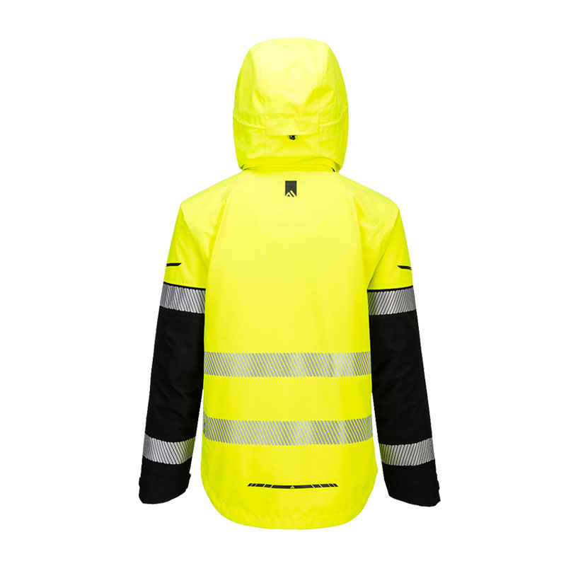 PortWest EV465 Hi-Vis Warnschutz Shell Jacke 3-lagig