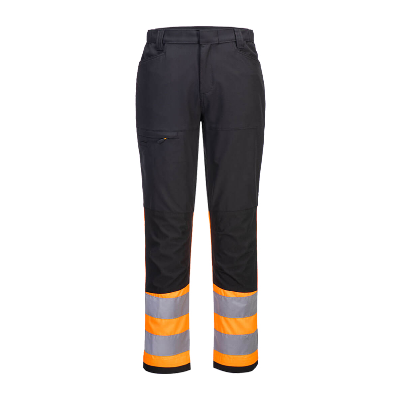 PortWest CD888 ECO Stretch Warnschutz Hose aus recyceltem PES