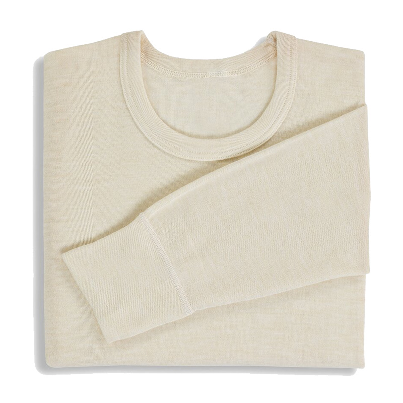 Gefaltetes cremefarbenes HB Nomex Comfort Light Unterhemd von HB Protective Wear, flammhemmend, weich und komfortabel für sicheren Arbeitsschutz