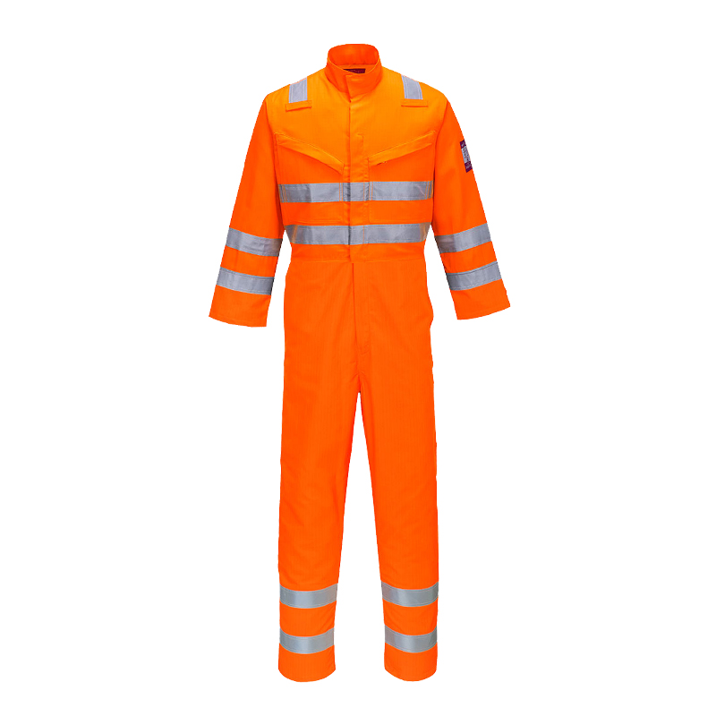 PortWest MV91 MultiNorm RIS Warnschutz Overall inhärent flammhemmend