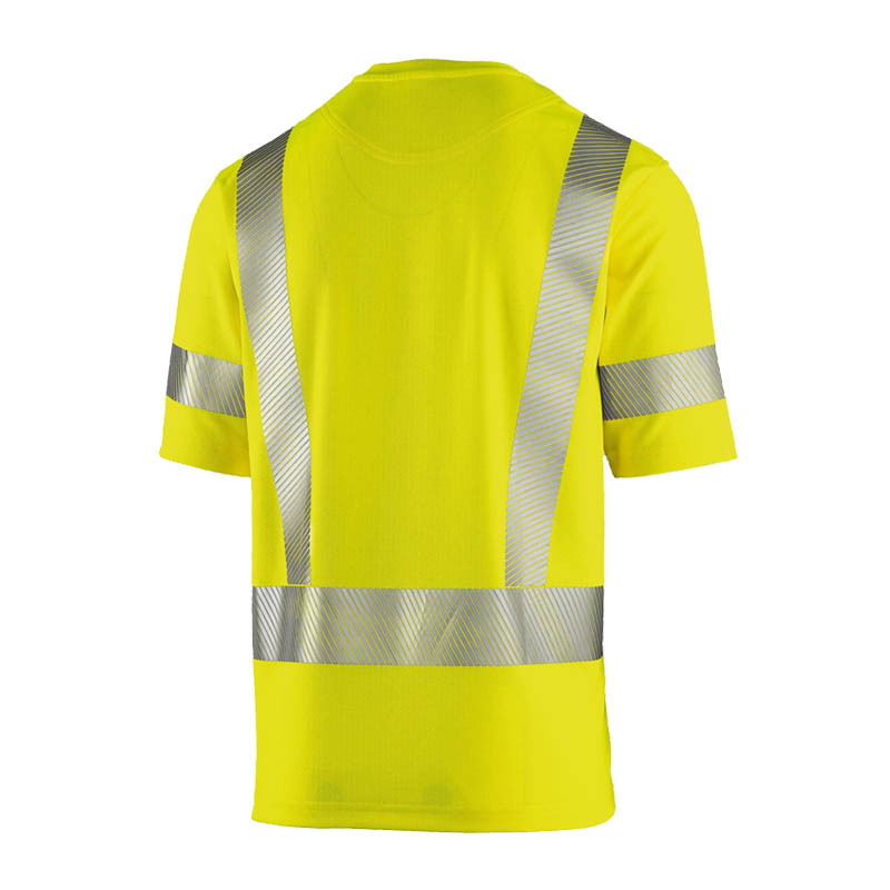 BP 2136 Warnschutz Comfort T-Shirt mit Ärmel-Reflexstreifen