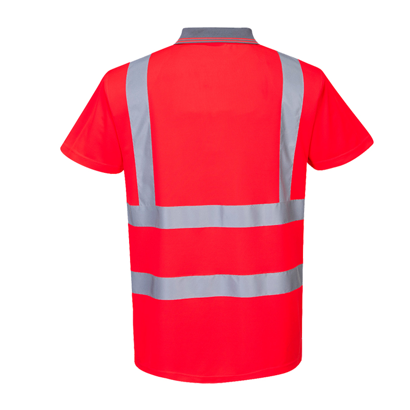 PortWest S477 Warnschutz Polo Shirt kurzarm Klasse 2 bis 7XL