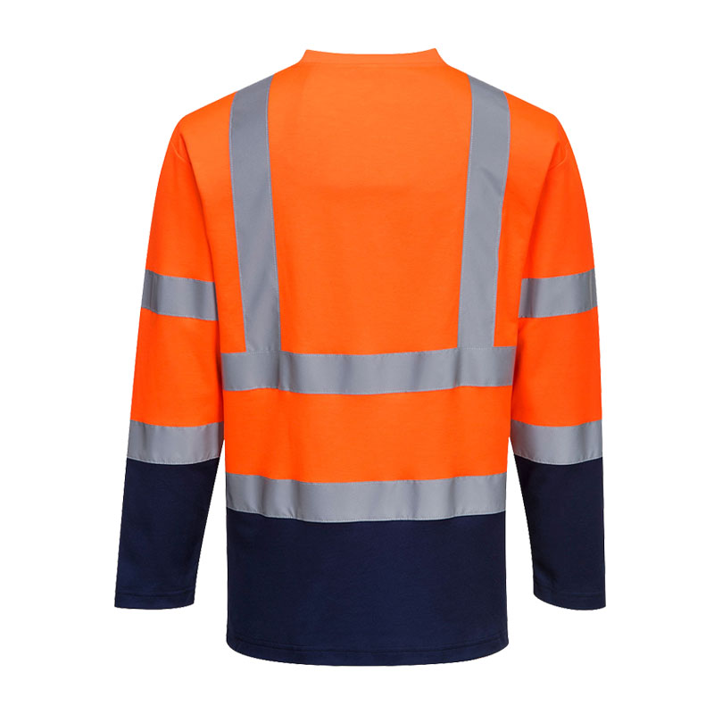 PortWest S280 Warnschutz T-Shirt Cotton Comfort kontrast Klasse 2