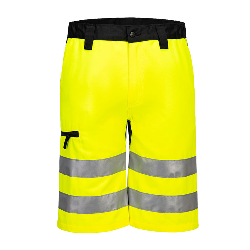 PortWest CD899 ECO Hi-Vis Warnschutz Shorts nachhaltig