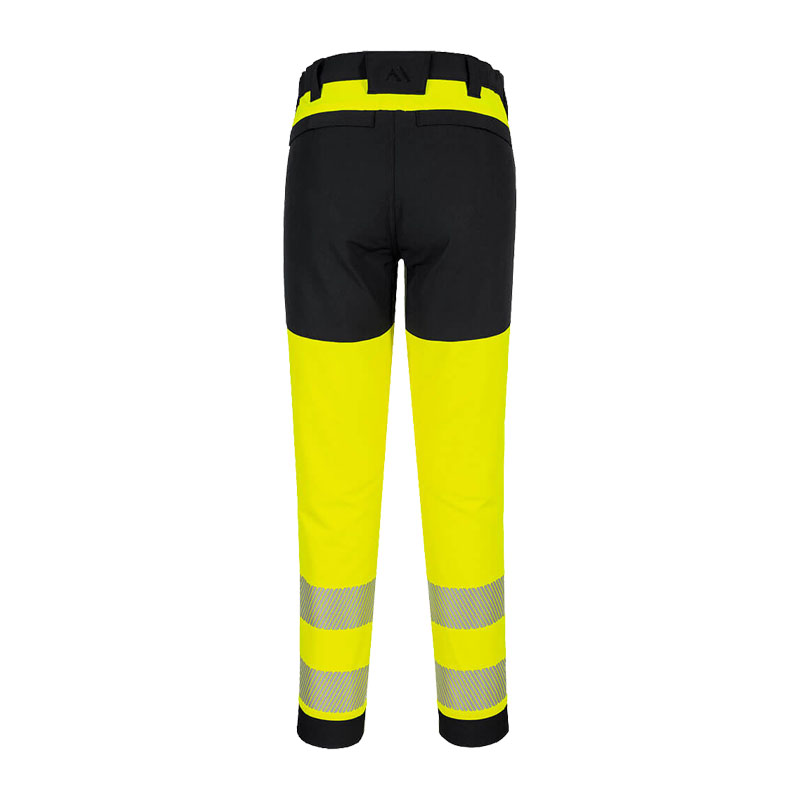 PortWest T140 Hi-Vis Warnschutz Stretch Hose