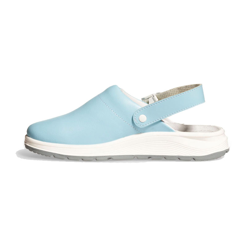 Abeba 87081 Active OB Clog mit Fersenriemen | Glattleder