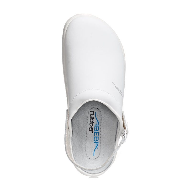 Abeba 9200 Rubber OB Clog für Medizin & Pflege | weiß