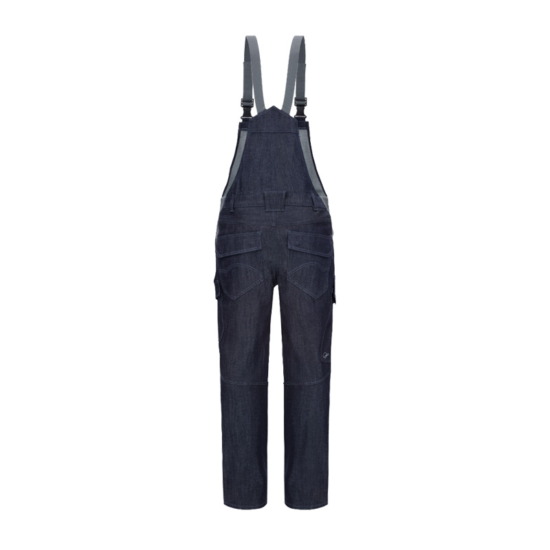 Dunkelblaue HB ComFlex BW Schweißer Stretch Latzhose Klasse 2 von HB Protective Wear mit flammhemmendem Schutz und hoher Bewegungsfreiheit